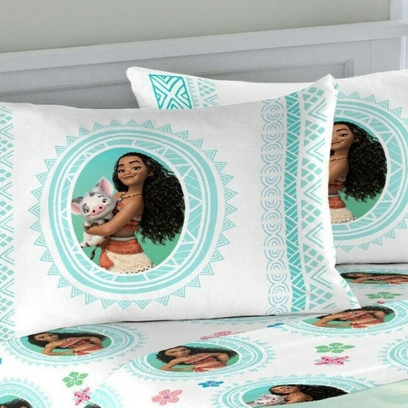 Jay Franco Other - Disney Moana Princess 3 Piece Twin Sheet Set